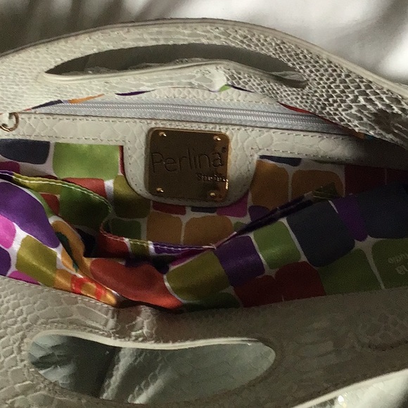 Perlina studio leather clutch bag. - Picture 3 of 4